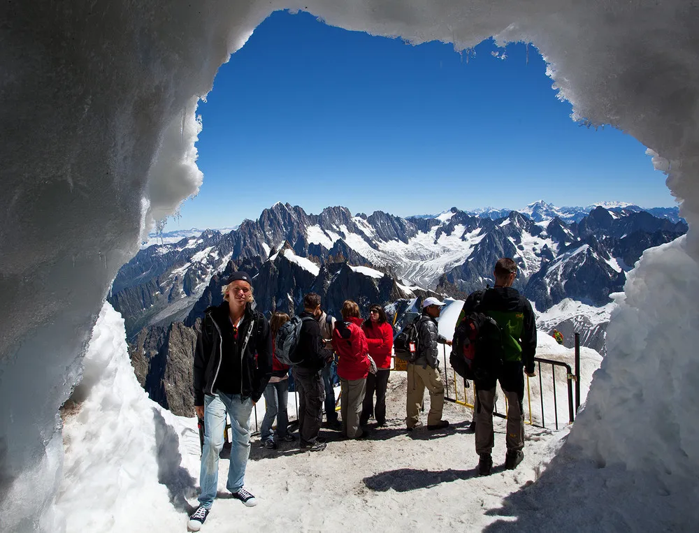 Aiguille du Midi in the French Alps