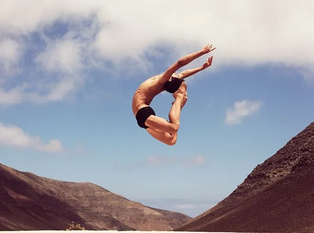 Photography - Bertil Nilsson  Aerial yoga poses, Aerial fitness