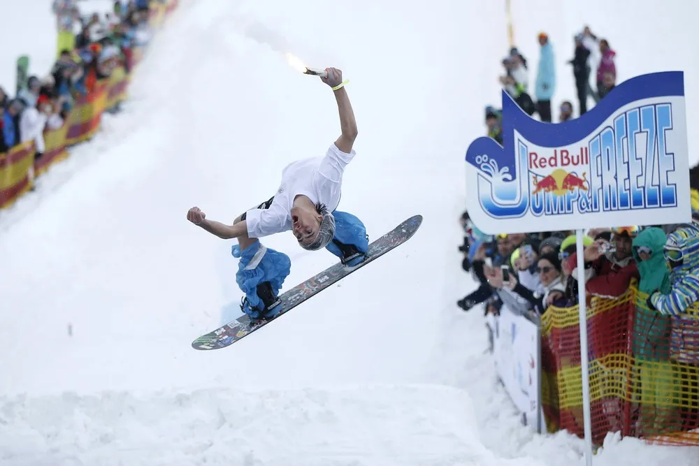 Red Bull Jump and Freeze Competition in Georgia
