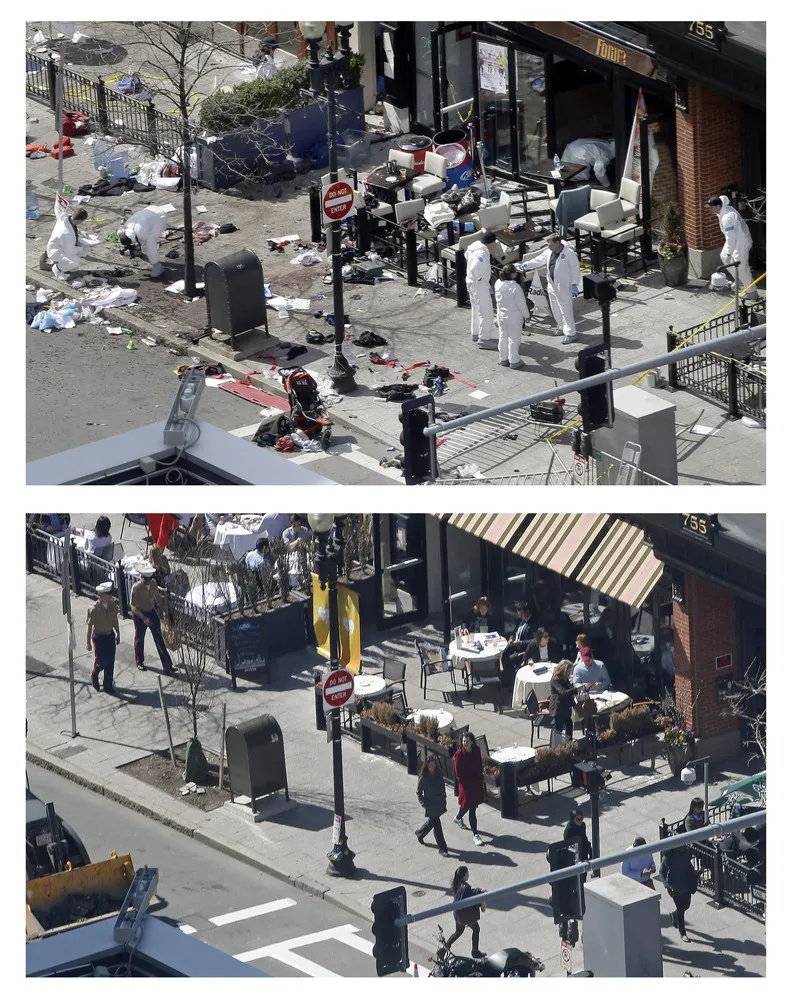 Associated Press Revisits Boston Bombing Sites