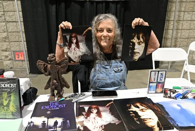 American actress Eileen Dietz attends the Midsummer Scream halloween and horror convention at Long Beach Convention & Entertainment Center on July 31, 2022 in Long Beach, California. (Photo by Michael Tullberg/Getty Images)