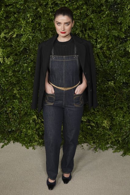 Irish actress Eve Hewson attends the Academy Women's Luncheon on Tuesday, December 10, 2024, at the Academy Museum of Motion Pictures in Los Angeles. (Photo by Chris Pizzello/AP Photo)