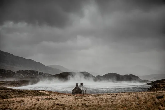 Shelter from the Storm, taken in Loch Stack in Sutherland, Scotland, won the classic view award. (Photo by Dougie Cunningham/PA Wire)