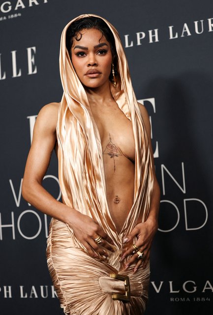 American singer-songwriter Teyana Taylor attends ELLE's Women in Hollywood Celebration in Los Angeles, California, U.S., November 17, 2025. (Photo by Mario Anzuoni/Reuters)