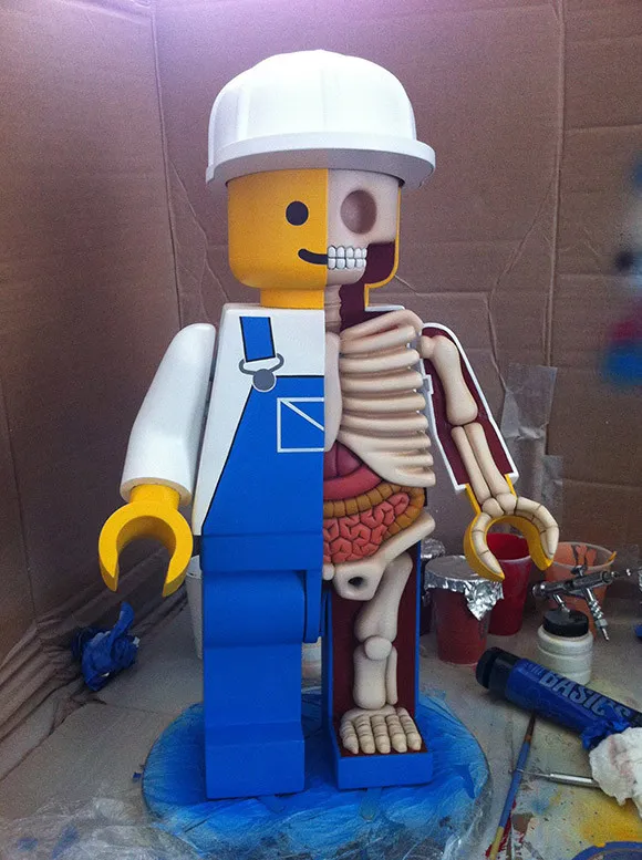 Lego Anatomy by Jason Freeny