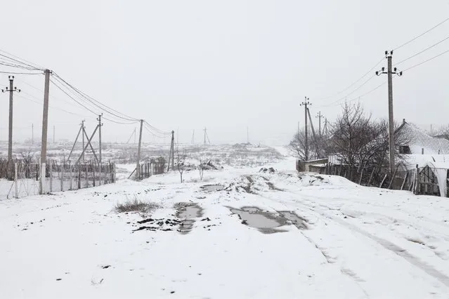 Moldovan landscape seen during the cold winter. (Photo by Myriam Meloni)