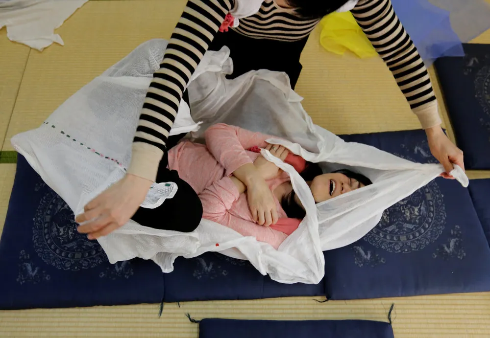Adult Swaddling Therapy Hits Tokyo