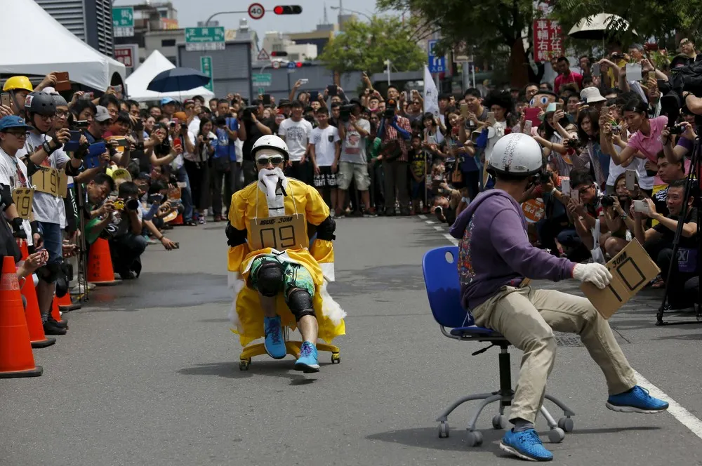 Tainan Hosts First Ever Office Chair “Grand Prix” Race