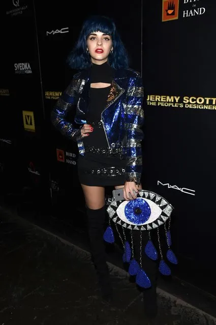 Sita Abellan attends the “Jeremy Scott: The People's Designer” after-party with SVEDKA Vodka at Provocateur on September 15, 2015 in New York City. (Photo by Jamie McCarthy/Getty Images for SVEDKA)