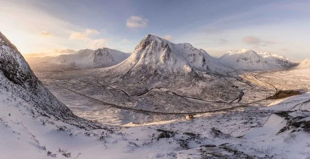Winter in Glen Coe, Highlands. (Photo by Jay Birmingham/Mountain Photo of the Year)
