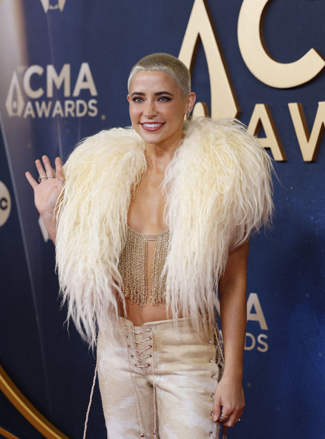 American gospel singer Cece poses on the red carpet at the 59th Annual Country Music Association Awards in Nashville, Tennessee, U.S., November 19, 2025. (Photo by Kylie Cooper/Reuters)