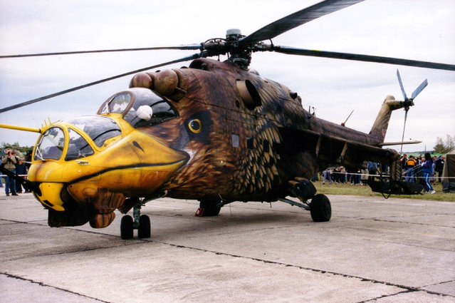 Painted Mil Mi-24 Hind