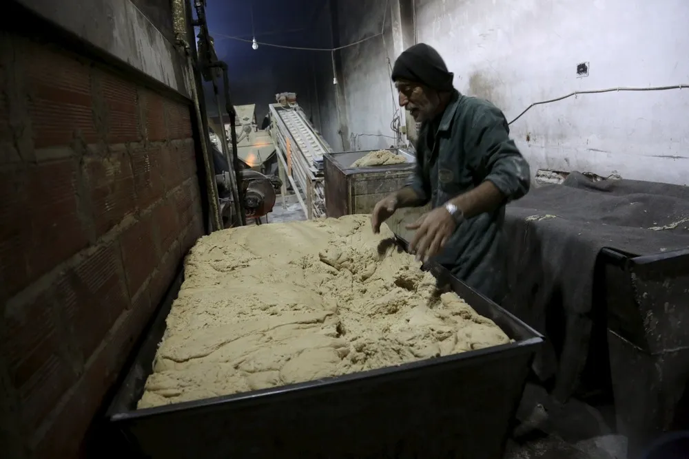 Bakery in the Rebel-controlled Syrian Area