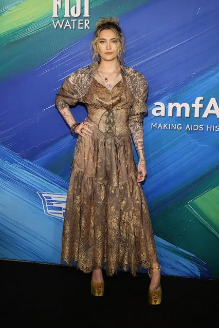 American model Paris Jackson attends the 2021 amfAR Gala Los Angeles at Pacific Design Center on November 04, 2021 in West Hollywood, California. (Photo by Taylor Hill/WireImage)