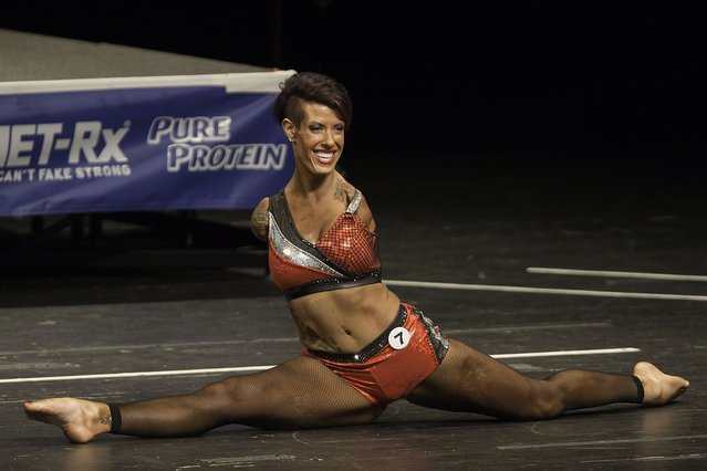 Barbie Thomas has incredible strength. (Photo by Incredible Features/Barcroft Media)