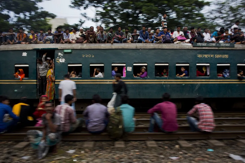 Overcrowded Trains of Bangladesh
