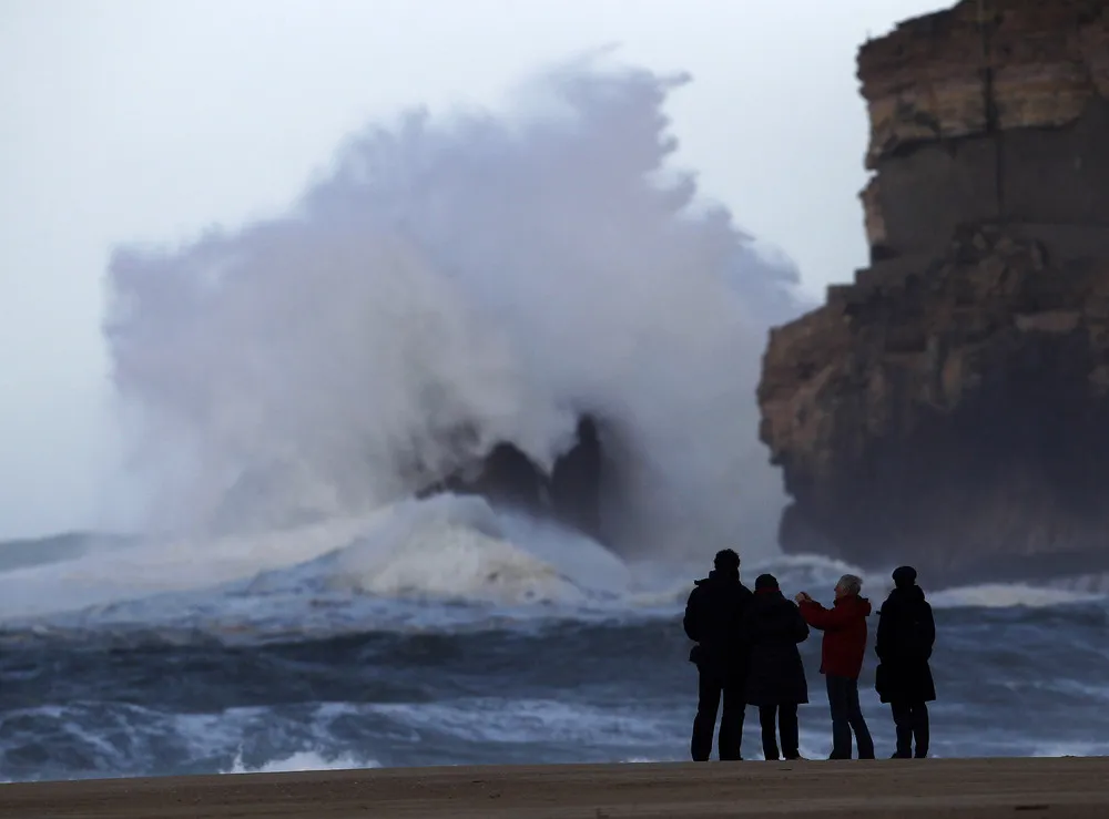 Big-Wave Surfing in Portugal