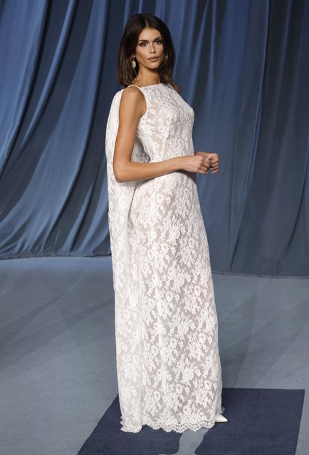 American model Kaia Gerber attends the 5th Annual Academy Museum Gala at the Academy Museum of Motion Pictures, Ted Mann Theater on October 18, 2025 in Los Angeles, California. (Photo by Frazer Harrison/WireImage)