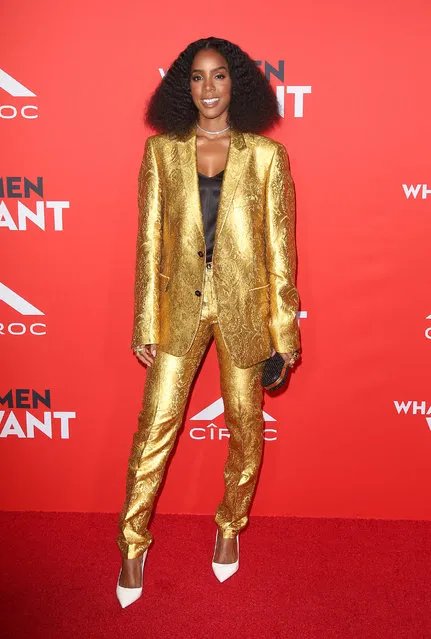 Kelly Rowland attends Paramount Pictures' “What Men Want” Premiere at Regency Village Theatre on January 28, 2019 in Westwood, California. (Photo by Jesse Grant/WireImage)