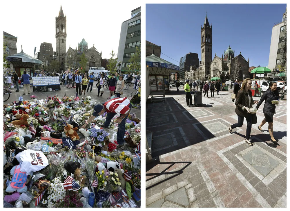Associated Press Revisits Boston Bombing Sites