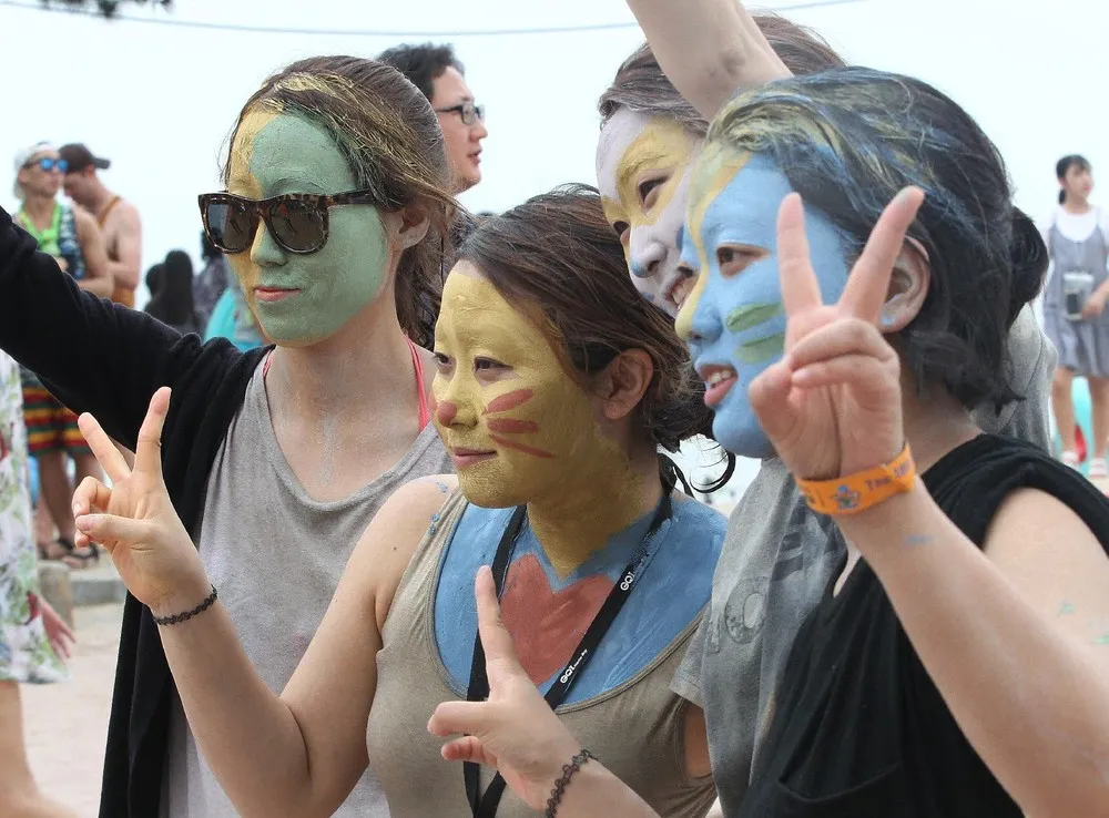 The Annual Boryeong Mud Festival in South Korea