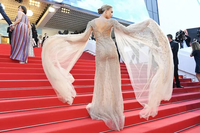 German film actress Lilly Krug, daughter of Veronica Ferres and Martin Krug, attends the screening of “Armageddon Time” during the 75th annual Cannes film festival at Palais des Festivals on May 19, 2022 in Cannes, France. (Photo by Piroschka Van De Wouw/Reuters)