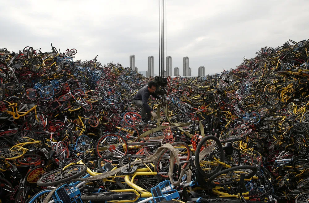 China's Bike-sharing Graveyards