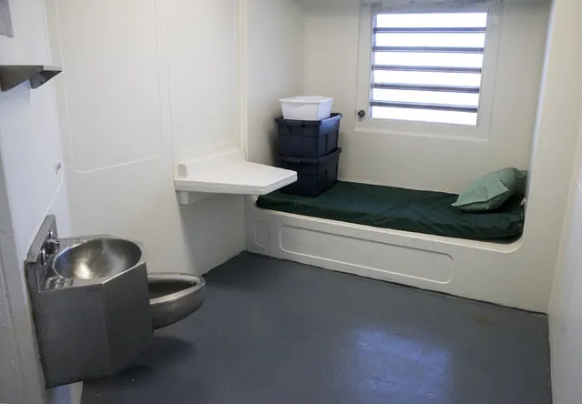 A jail cell is seen in the Enhanced Supervision Housing Unit at the Rikers Island Correctional facility in New York March 12, 2015. (Photo by Brendan McDermid/Reuters)