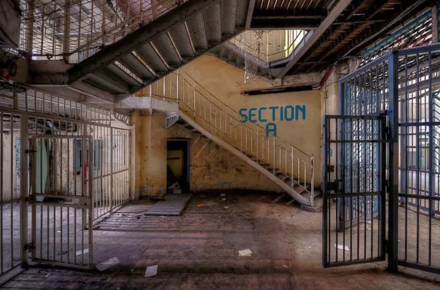 Section A – Men's section inside an abandoned prison. (Photo by Niki Feijen)