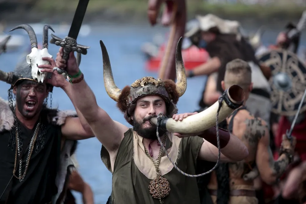 Viking Festival of Catoira in Spain