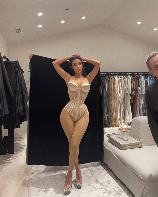 American media personality Kim Kardashian in the first decade of January 2025 shares an old Met Gala throwback. (Photo by kimkardashian/Instagram)
