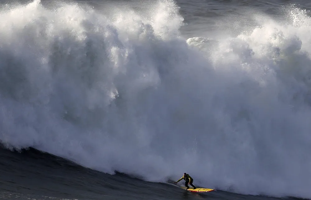 Big-Wave Surfing in Portugal