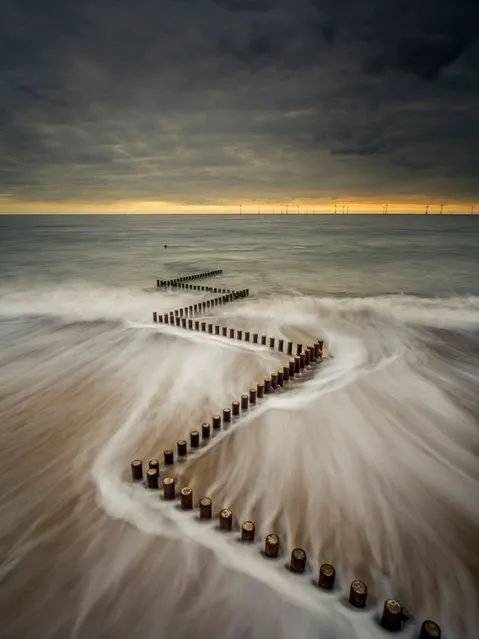 Caister-on-Sea, taken at the town in Norfolk, won the Adobe prize. (Photo by Damian Ward/PA Wire)