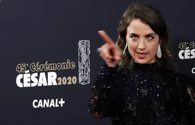 Actress Adele Haenel poses as she arrives to attend the Cesar award ceremony, Friday, February 28, 2020 in Paris. The Cesar awards ceremony for France is the equivalent of the Oscars. (Photo by Christophe Ena/AP Photo)