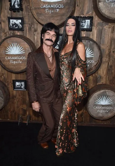 Actors Harry Hamlin and Lisa Runna arrive to the Casamigos Halloween Party at a private residence on October 28, 2016 in Beverly Hills, California. (Photo by Alberto E. Rodriguez/Getty Images for Casamigos Tequila)