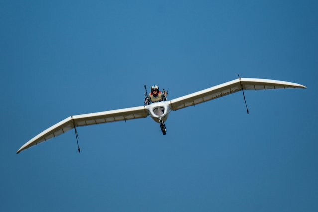“M-02J” prepares for its final flight on November 16, 2025 in Noda, Chiba, Japan. (Photo by The Asahi Shimbun via Getty Images)