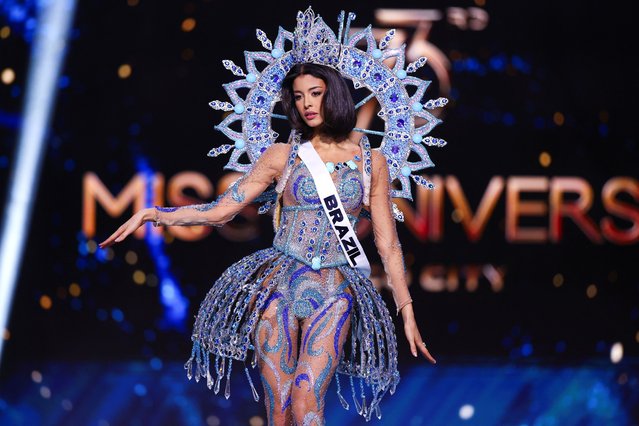 Miss Brazil Luana Cavalcante takes part in the National Costume show during the 73rd Miss Universe pageant in Mexico City, Mexico on November 14, 2024. (Photo by Raquel Cunha/Reuters)
