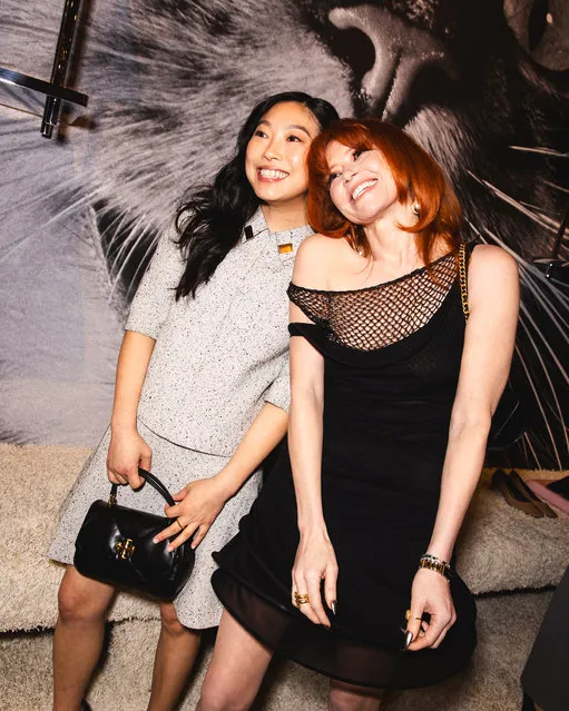 Funny girls, American actress and rapper Awkwafina (left) and American actress and filmmaker Natasha Lyonne at the Tory Burch & Humberto Leon Opening Celebrations for a New Tory Burch Concept Store held on January 24, 2024 in Los Angeles, California. (Photo by Marc Patrick/BFA.com)