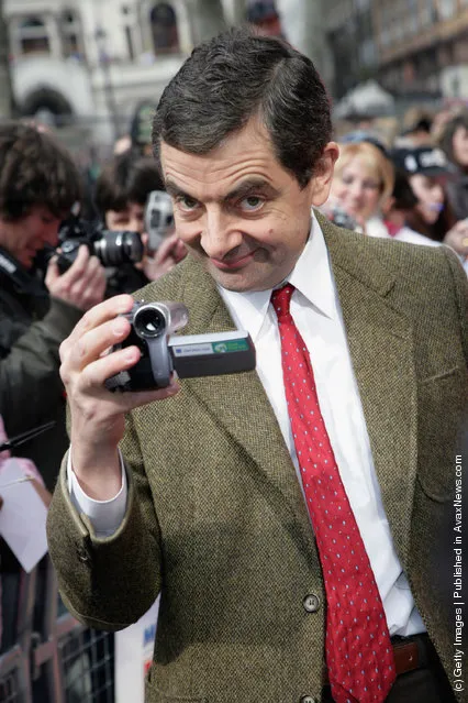 Rowan Atkinson in character as Mr Bean