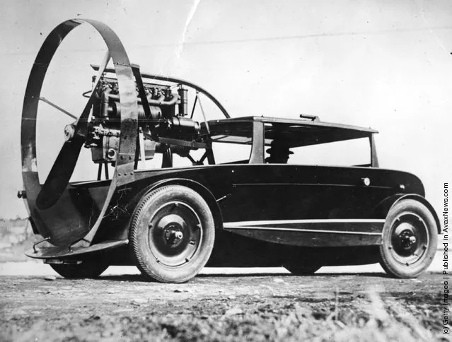 1926: A vehicle invented by George McLaughlin which was designed to travel on ice and snow