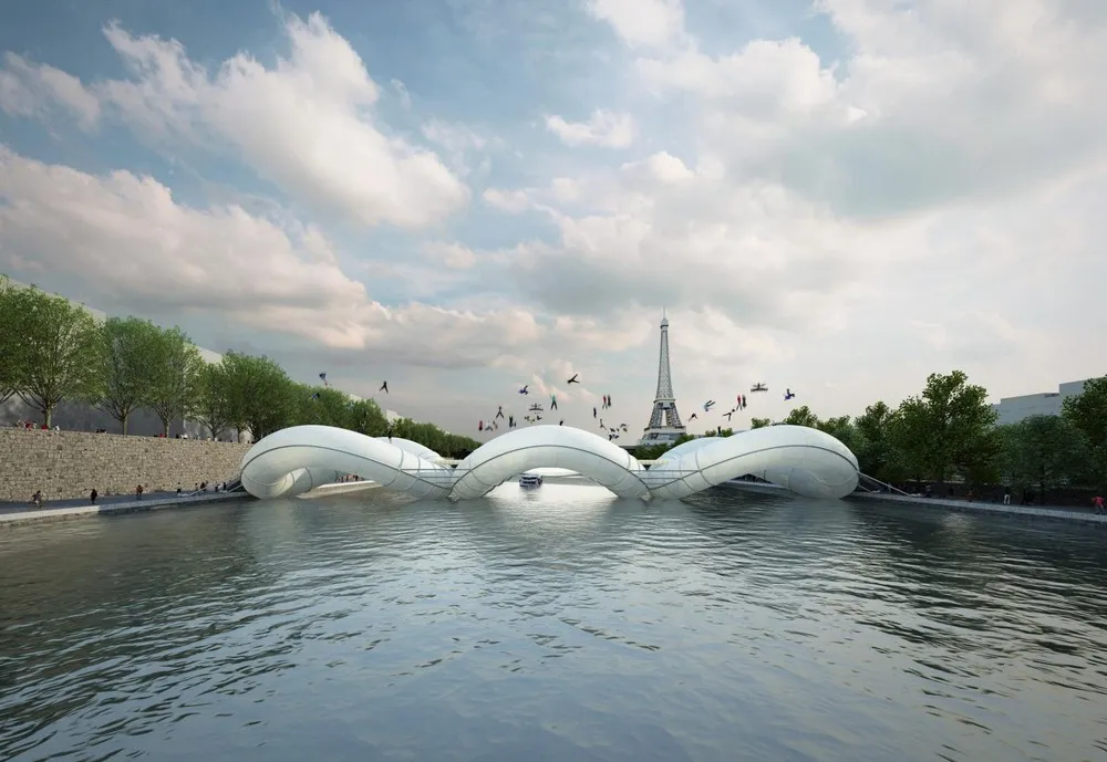 Paris Attractions – Trampoline Bridge in France