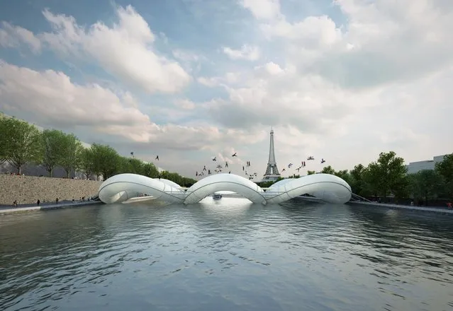 Paris Attractions - Trampoline Bridge In France