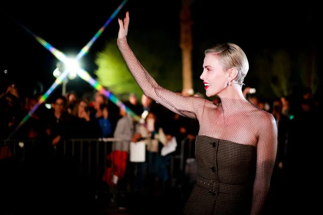  Charlize Theron attends the 31st Annual Palm Springs International Film Festival Film Awards Gala at Palm Springs Convention Center on January 02, 2020 in Palm Springs, California. (Photo by Rich Fury/Getty Images for Palm Springs International Film Festival)