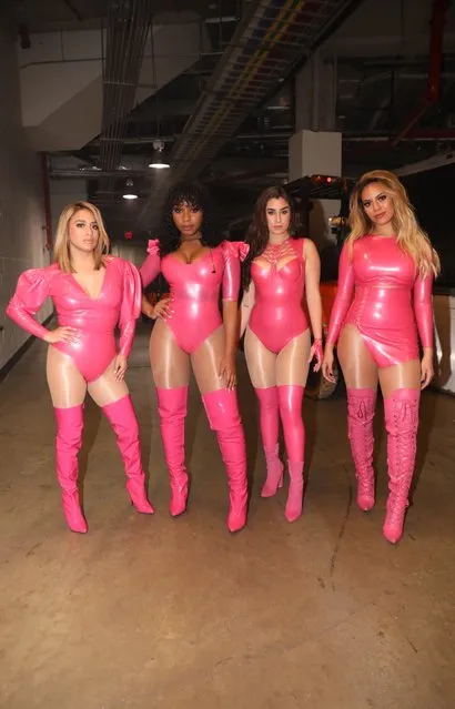 Fifth Harmony is seen backstage before performing at Tidal X Brooklyn in the Barclays Center on October 17, 2017. (Photo by Iam Kevin Wong/Splash News and Pictures)