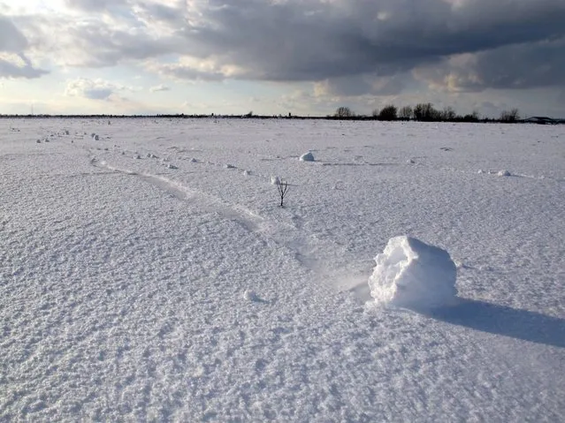 Snow Roller in Ontario. (Photo by Dean)