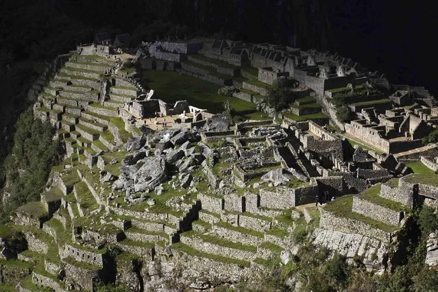 A general view of the Inca citadel of Machu Picchu is seen in Cusco December 2, 2014. (Photo by Enrique Castro-Mendivil/Reuters)