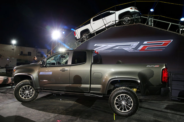 The 2017 Chevy Colorado ZR2 is unveiled in Los Angeles, California, U.S. November 15, 2016. (Photo by Lucy Nicholson/Reuters)