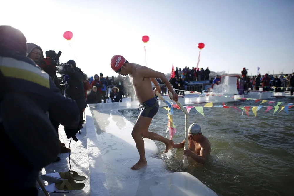 Harbin Ice Swimming Competition