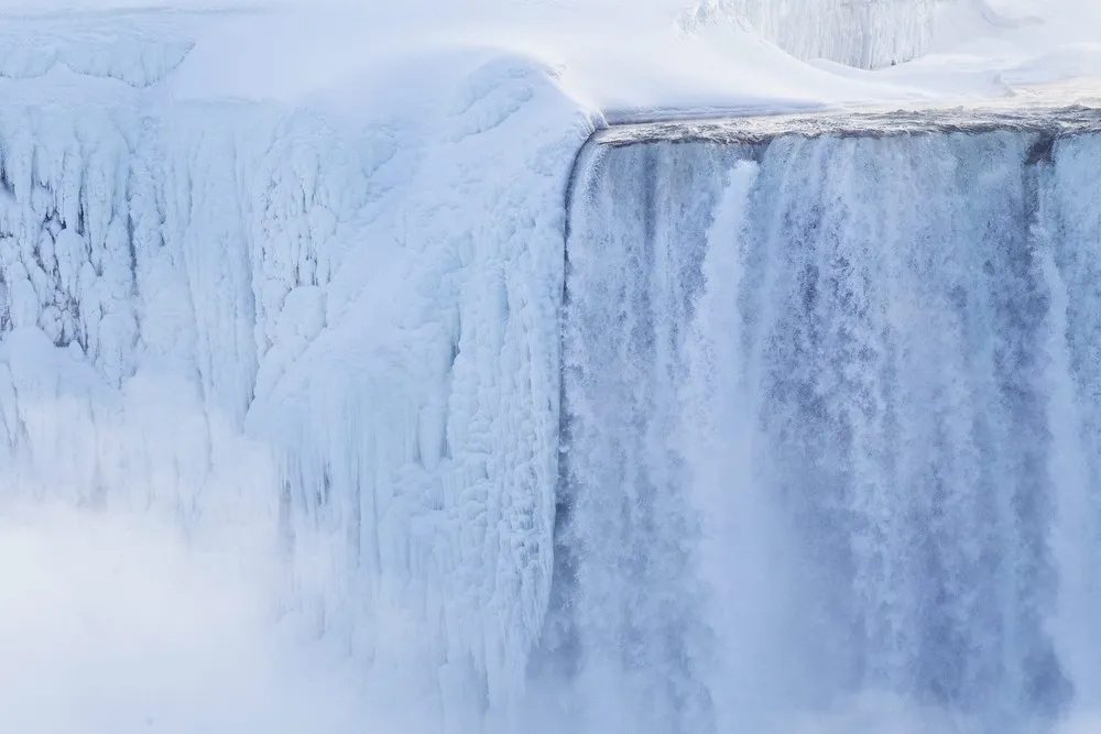 Niagara Falls Transformed into Icy Spectacle