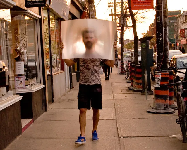 “Big head Toronto”. (Photo by Philip Ward)